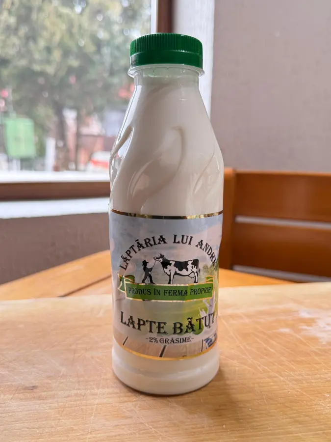 Lapte bătut Lăptăria lui Andrei 2 % 0.5 L
