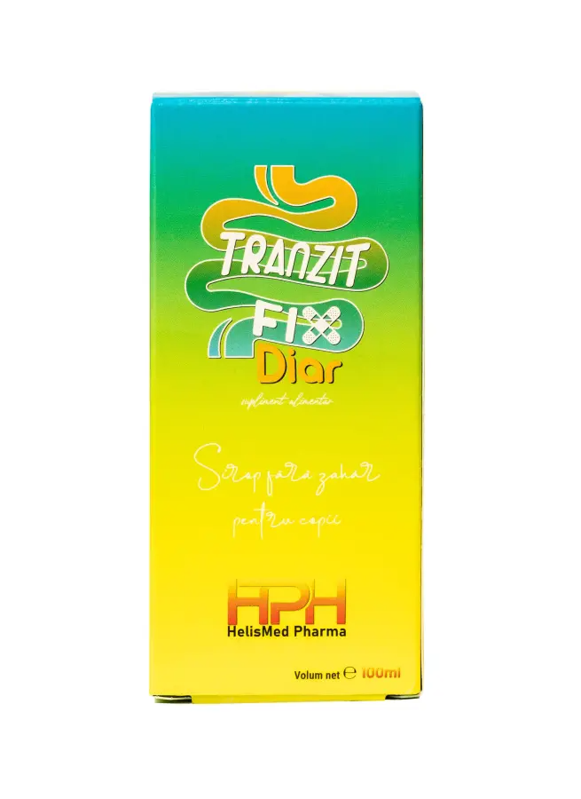 TranzitFix Diar 100ml – Supliment natural pentru echilibrarea digestiei și a tranzitului intestinal