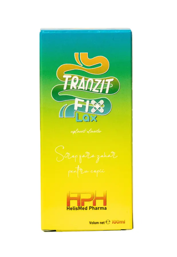 TranzitFix Lax 100ml – Supliment natural pentru constipație și reglarea tranzitului intestinal