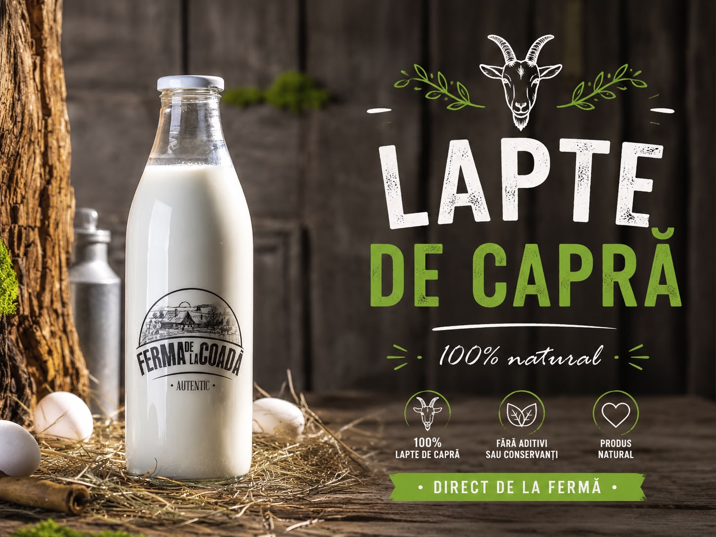 Lapte de capra, 1L