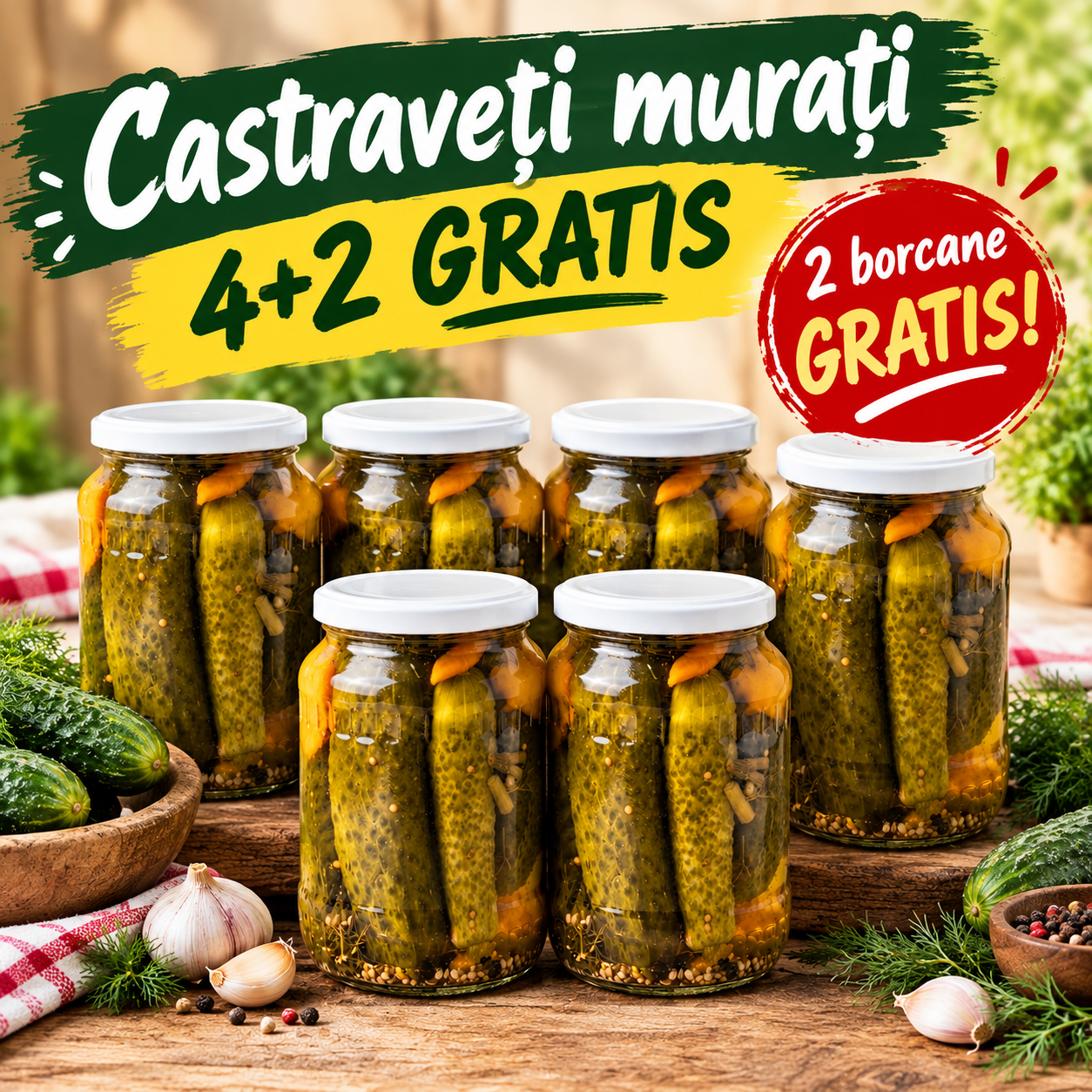 PACHET 4+2 GRATIS CASTRAVETI IN OTET