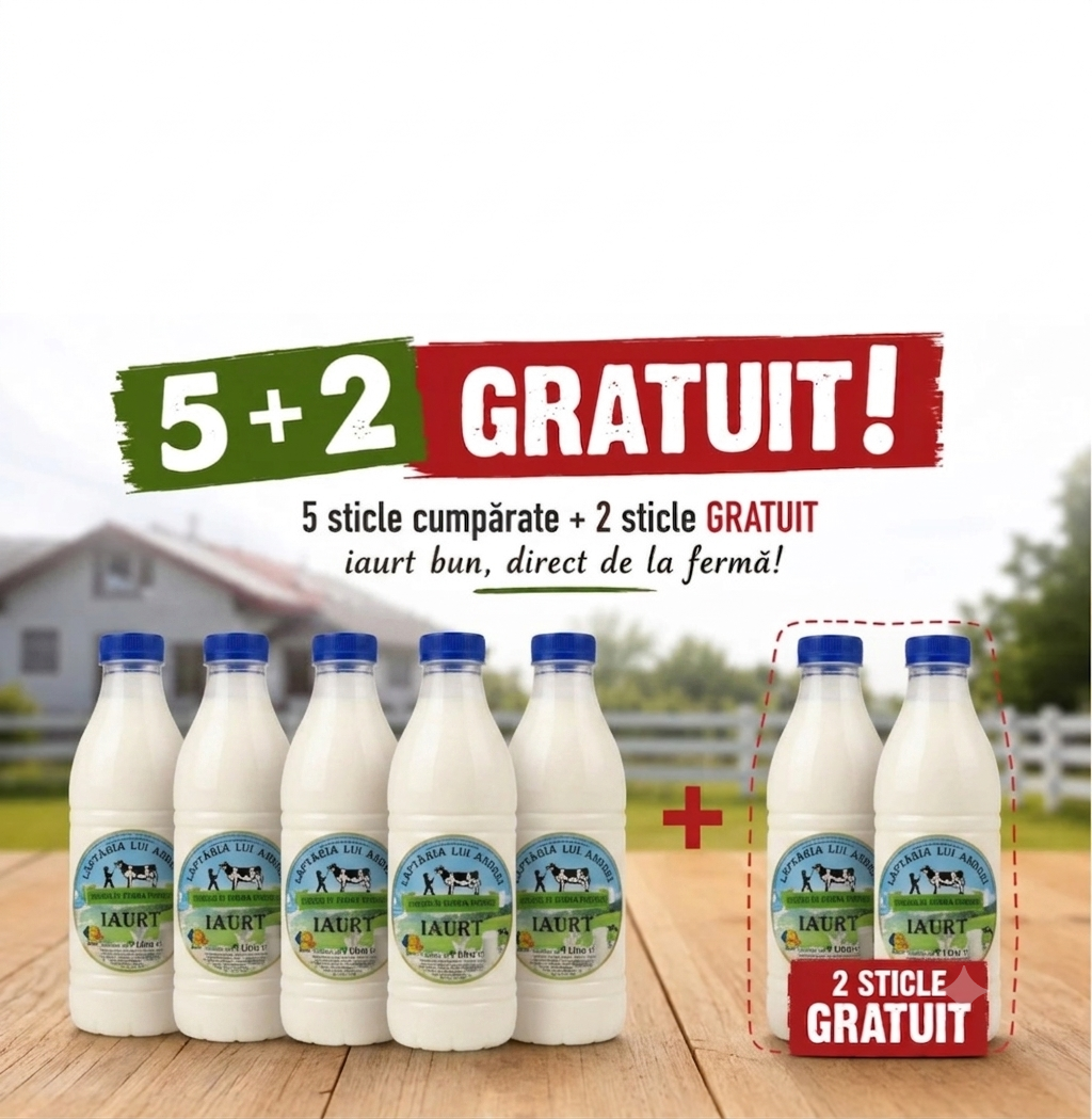 5+2 Pachet Iaurt Laptaria lui Andrei 1L