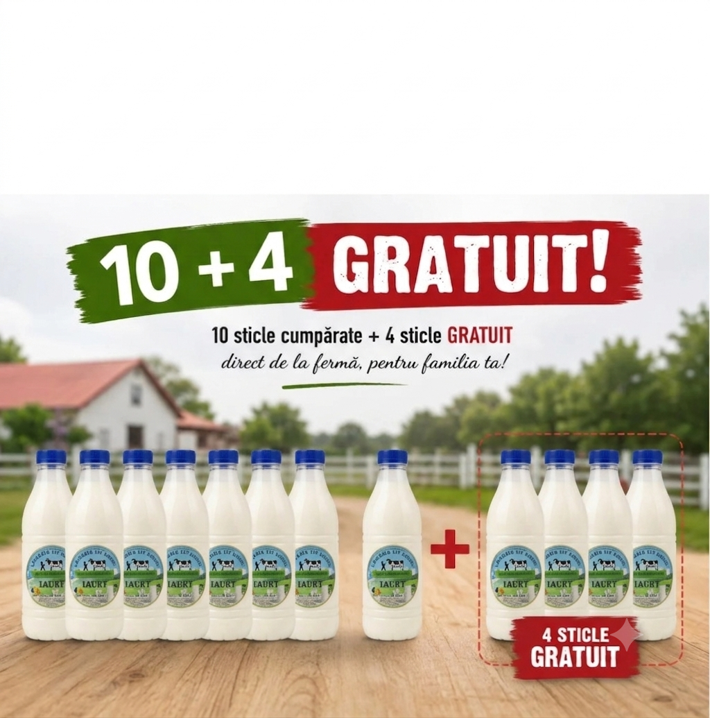 10+4 Pachet Iaurt Laptaria lui Andrei -500 gr