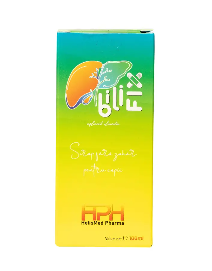 Bilifix 100ml – Supliment natural pentru sănătatea ficatului și a digestiei